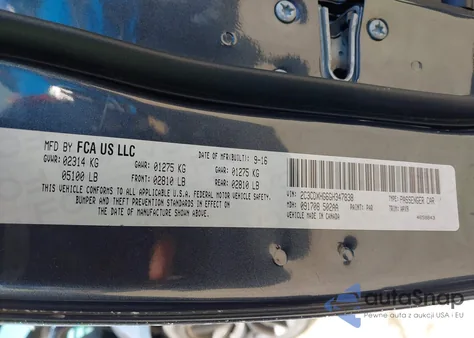 2016 Dodge Charger Sxt z USA, uszkodzony, nr VIN 2C3CDXHG6GH347838